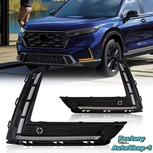 LED DRL Daytime Running Light Fog Lamp Turn Signal For Honda CR-V CRV 2023 2024 - Picture 1 of 8
