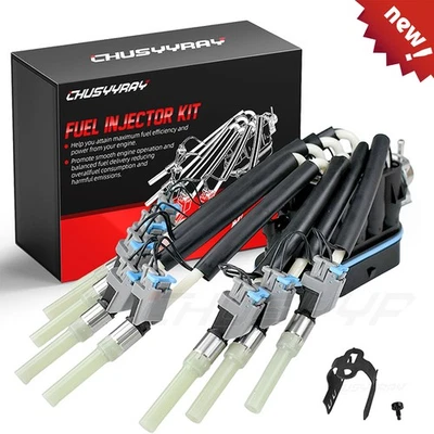 Inyector de combustible Spider de 8 puertos para Chevrolet K2500 Suburban V8 96-99 5,7 L. #FJ504 Foto 1 de 4