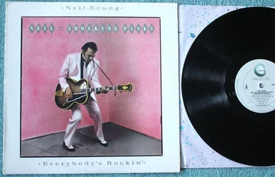 NEIL YOUNG Everybody's Rockin' 1983 NM/EX Geffen GHS 4013 - Image 1 of 4