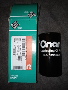 Genuine Onan Cummins 122-0836 RV Generator Oil Filter - Picture 1 of 2
