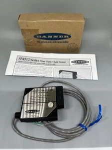 Banner SM512LBFO LED Scanner, SM512 SERIES FIBER OPTIC MODEL SENSOR 17578 - Bild 1 von 5