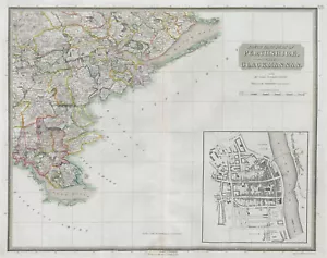 More details for south east perthshire &amp; clackmannanshire. dundee gleneagles. thomson 1832 map