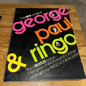 The New Songs of George Paul & Ringo Songbook PVG Photos - RARE! - Picture 1 of 10