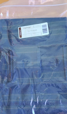 Longaberger Hostess Hamper Liner * Collectors Club Membership Stripe Cover
