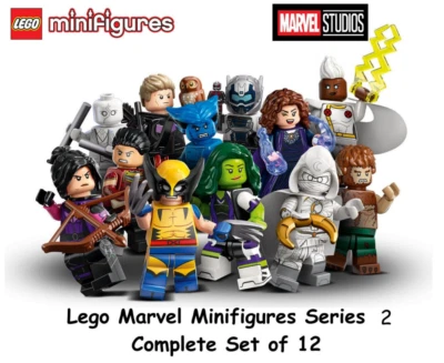 Lego Marvel Studios Series 2 Minifigures 71039 Complete Set of 12 SHIP NOW - Imagem 1 de 2