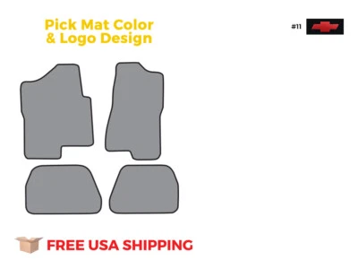 FITS 2000-2006 Chevrolet Suburban 2500 Floor Mat 4pc Cutpile Foto 1 de 4