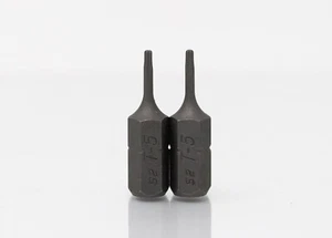 Broca de inserción hexagonal ASTA T5 Torx TX-Star 1/4" S2 acero 25 mm largo paquete de 2 - Imagen 1 de 2