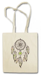 DREAMCATCHER III SHOPPER SHOPPING BAG Indiani Americani Cowboy Insegna Simbolo - Foto 1 di 1