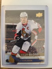 Erik Karlsson 2016-17 Upper Deck Series 1 High Gloss SSP 1/10 #133 Sens Pens