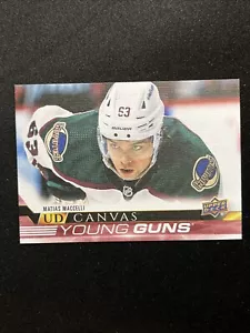 22-23 UD Series 1 Hockey UD Canvas Young Guns C94 Matias Maccelli - Picture 1 of 2