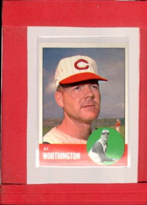 1963 Topps #556 Al Worthington EX/NM Reds ID:61920 - Image 1 of 2