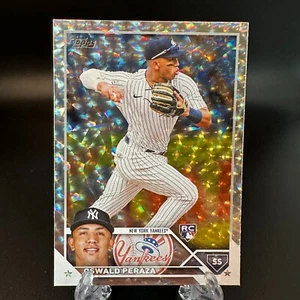 2023 Topps Oswald Peraza Rookie Silver Pattern Foilboard #94 New York Yankees - Bild 1 von 2