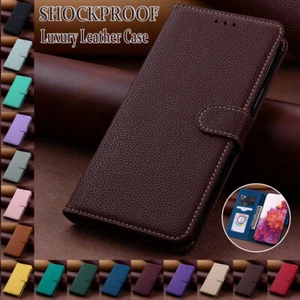 Flip Leather Wallet Case Phone Cover For Xiaomi Redmi 12C/13C A2 Note 13Pro+/12S - Picture 1 of 61