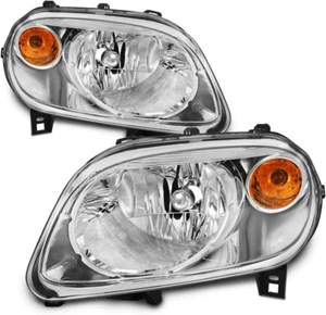 Chevy HHR Amber Chrome Bezel OE Replacement Headlights Driver/Passenger Head Lam - Picture 1 of 5