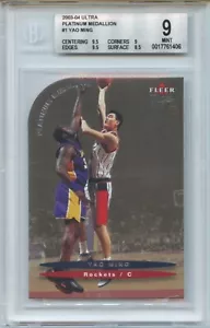 2003-04 Fleer Ultra Platinum Medallion Yao Ming #1 BGS 9 POP 1 None Higher - Bild 1 von 2
