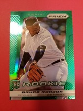 BRUCE RONDON (SP) RC ROOKIE GREEN REFRACTOR #228 DETROIT TIGERS 2013 PRIZM