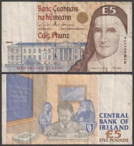 Ireland, 5 Pounds, 1999, VF++, P-75(b)