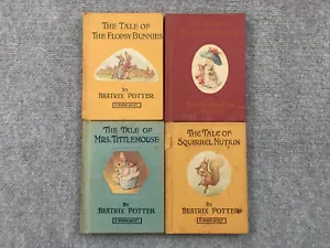 BEATRIX POTTER BOOKS x 4 - VINTAGE EARLY 1960’s - GOOD ORIGINAL CONDITION - Picture 1 of 12
