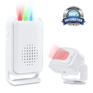 Wireless Motion Sensor Detector Door Bell Welcome Chime Alarm for Home/Office - Picture 1 of 20