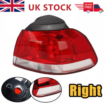 For VW Golf MK6 2009-2013 Rear Light Tail Light Lamp Drivers Side O/S Right - Image 1 of 4