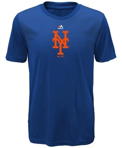 Camiseta Majestic MLB New York Mets Geo Strike, Little Boys (4-7) - Imagen 1 de 2