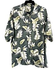 Caribbean Roundtree & Yorke Short Sleeve Floral Hawaiian Shirt Men's Size 3X