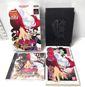 SONY PlayStation 1 Inuyasha Sengoku Otogi Kassen Limited Edition with Booklet - Picture 1 of 9