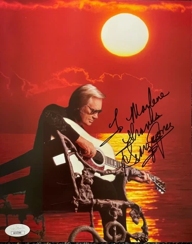 George Jones Autographed 8x10 Celebrity Photo (JSA) Cover