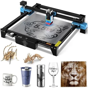 Twotree TTS-55 Pro 5.5W Lasergraviermaschine zur Herstellung von 3D-Holzpuzzles - Bild 1 von 24