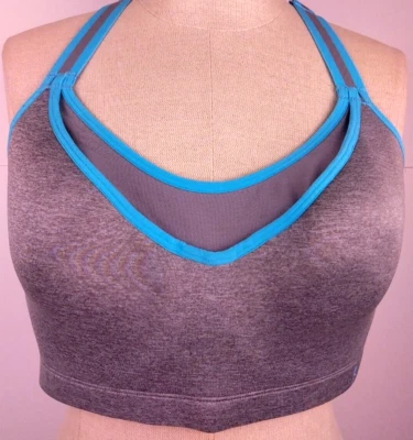 Серый спортивный бюстгальтер пуловер Danskin Now RN 86752 размер 38 D (29) - Изображение 1 из 4