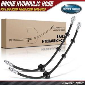 2x Front Left & Right Brake Hydraulic Hose for Land Rover Range Rover 2002-2005
