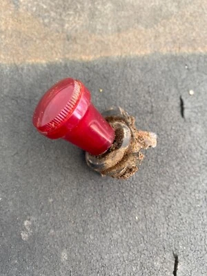 BMW E3 E9 02 E10 114 1502 1602 1802 2002 tii early HAZARD SWITCH HEAD - Image 1 of 4