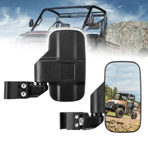 Rearview Mirror Black Adjustable Plastic For Can Am Defender Sport UTV Side New - Picture 1 of 9
