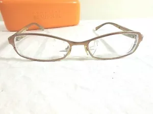 Konishi Japan Brille Brillengestell Kupfer Metall schmal Vollrand 50 16 135 - Bild 1 von 9