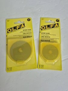 NEW Olfa 45MM & 60mm Replacement Rotary Cutter Cutting Blade NIP Lot of 2 - Picture 1 of 4