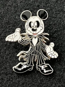 2008 Disneyland Halloween Mickey Mouse als Jack Skellington Pin - Bild 1 von 4