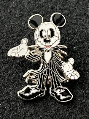 2008 Disneyland Halloween Mickey Mouse as Jack Skellington Pin - Image 1 of 4