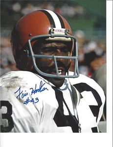 Fair Hooker Cleveland Browns Wide Receiver Signed 8X10 Photo With COA - Picture 1 of 1