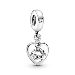 PANDORA Friends Forever Herz Hänger Charm - Bild 1 von 8