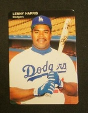1992 Mother's Cookies, Los Angeles Dodgers - LENNY HARRIS