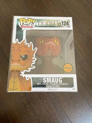 Funko Pop Smaug Chase #124 The Hobbit with protection Genuine  new - Imagen 1 de 4