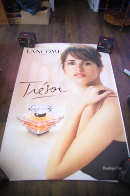 Póster de moda publicitario vintage de autobús francés Lancome Penelope Cruz C original Foto 1 de 4