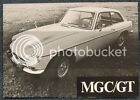 MG MGC GT USA Market Car Sales Brochure Sept 1968 #CGTI-30M-9/68