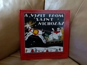 Rare "A Visit From Saint Nicholas" (1990) By Clement C . Moore Berta/Elmer Hader - Picture 1 of 6