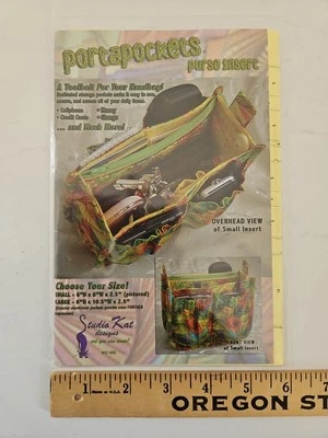Studio Kat Designs PORTAPOCKETS PURSE INSERT Sewing Pattern 2 Sizes 8" & 10.5" - Image 1 of 4