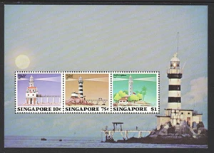Singapur 1982 1982 Faro de Singapur MS mnh - Imagen 1 de 2