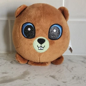 Livoti Toys Brown Beaver Face Soft Plush Toy - Picture 1 of 7