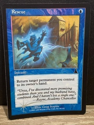 RESCUE  common  Foil  1999 Urza's Destiny  MTG  NM MTG Magic: The Gathering - Image 1 of 2