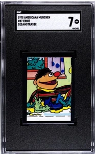 1st Edition Sesame Street Rookie Card Sticker 1978 Americana Ernie #87 SGC 7 NM - Bild 1 von 2