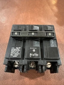 Siemens ITE Q360, 3 Pole, 60 Amp, Type QP Circuit Breaker. 60A 3P QP360 - Picture 1 of 7